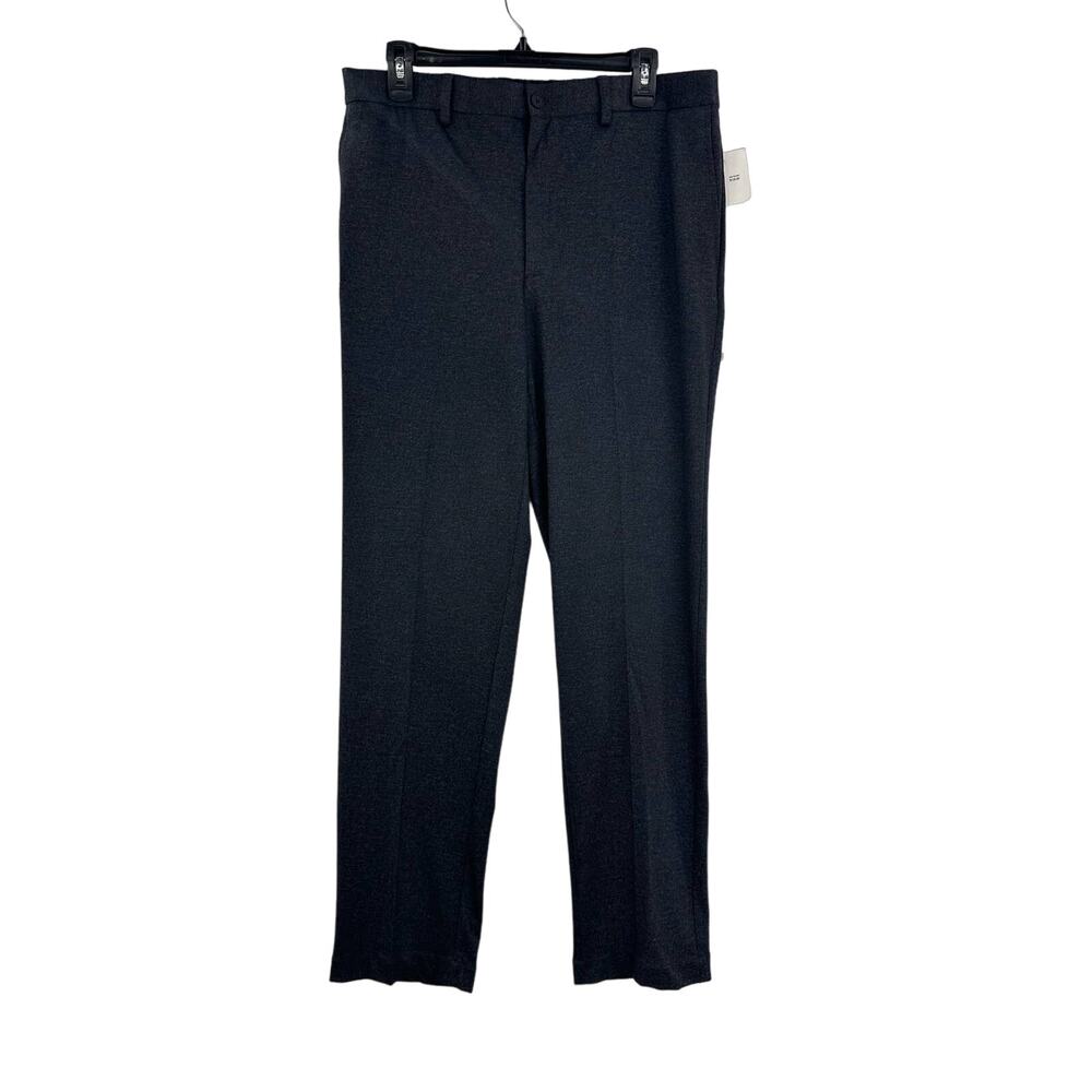 Calvin Klein, Men's Slim-Fit Stretch Solid Knit Suit Pants 34Wx32L, Grey